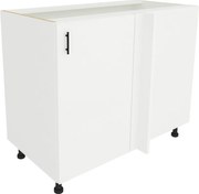 Benita 1 ajtós Alsó konyhaszekrény Fehér 98x50x80 cm N