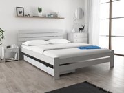 PARIS magasított ágy 120 x 200 cm, fehér Ágyrács: Léces ágyrács, Matrac: Coco Maxi 20 cm matrac