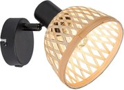 Rabalux 3133 - Fali spotlámpa RATTAN 1xE14/15W/230V rattan