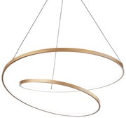 Ideal Lux - LED Csillár zsinóron OZ LED/52W/230V átm. 80 cm CRI 90 arany