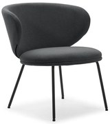 Antracitszürke fotel Rush – Marckeric