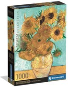 Művészet Sunflowers 1000 db-os Compact puzzle Clementoni