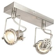 Ipari acél reflektor 2-lámpás állítható - Suplux