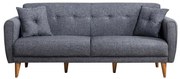 Aria Dark Grey kinyitható kanapé