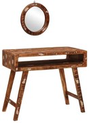 Öltözködőasztal Barna 90 x 76 x 45 cm Tömör újrahasznosított fa