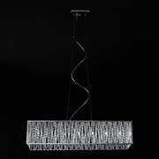 Italux glamour modern függeszték vanessa króm átlátszó itxp0282-07l-f4ql