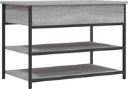 vidaXL szürke sonoma színű szerelt fa cipőpolc 70x42,5x50 cm