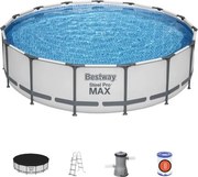 Bestway MAURITIUS fémvázas medence szett 457 x 107 cm