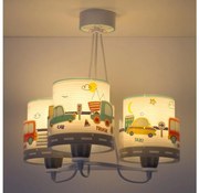Dalber 61687 - Gyerek csillár BABY TRAVEL 3xE27/60W/230V