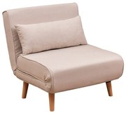 Krémszínű fotel Folde – Artie