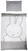Pamut gyerek ágyneműhuzat babaágyhoz 100x135 cm Miffy – Roba