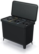 Prosperplast SYSTEMA szemetes kuka 3x10l fekete