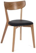 Tölgyfa étkezőszék fekete ülőrésszel Arch - Bonami Selection