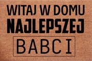 Lábtörlő az ajtóhoz Nagymama napja Üdvözöljük a legjobb nagymama otthonában