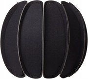 Dekoratív filc fali lámpa fekete nappali hálószobába Lucide