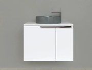 Piramida EURIDIKA fali fürdőszobabútor - mosdópult mosdó nélkül -2 ajtós - 75 x 48 x 53 cm