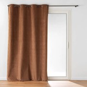 Barna bársony függöny 140x260 cm Olympe – douceur d'intérieur