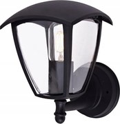 Fali lámpa fekete alumínium E27