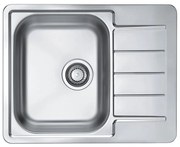 ALVEUS 1125356 - LINE konyhai mosogató 61,5x50 cm matt acél/szatén