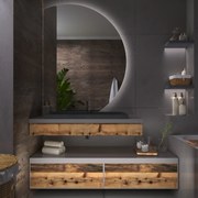 Kerek tükör LED világítással E4