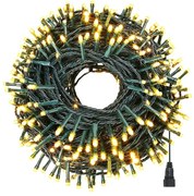 LED fényfüzér választható méretben és színben-120 LED-es-melegfehér