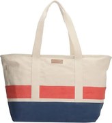 Bézs-kék nagy strandtáska „Sailor”