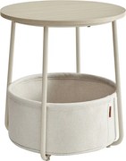 Lerakóasztal 45x45x50 cm, MDF, kasmír, AKF-E1023 CRM