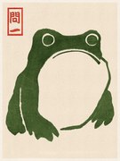 Reprodukció Japanese Grumpy Toad, Matsumoto Hoji