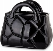 Váza Fekete Kézitáska 23cm Modern Glamour Fényes Dekoráció 20 25