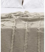 Bézs ágytakaró 200x220 cm Trenza – Oyo Concept