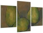 Kép - Paul Cézanne, Three Pears, reprodukciók (90x60 cm)