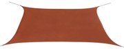 négyszögletes, terrakotta oxford szövet napvitorla 2 x 4 m