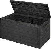 WOODEBOX tárolódoboz, 280l, 120x46x57cm, antracit Prosperplast