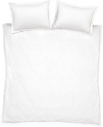 Fehér kétszemélyes pamut ágyneműhuzat 200x200 cm Oxford Lace Trim – Bianca