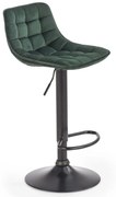 H-95 Sötét zöld Bárszék Állítható Magassággal