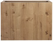 Önöntöző fa virágcserep TAMMI, magas téglalap alakú, többféle változatban - Hobby Flower méretek: 104 x 30 x 80, szín: rusztikus tölgy