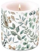Karácsonyi átvilágítós gyertya Collection of Leaves