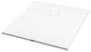 Cagliari White 80x80x2,6 cm szögletes, SMC zuhanytálca szifonnal