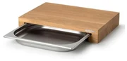 Continenta Continenta C4110 - Konyhai vágódeszka tállal 39x27 cm tölgy GG153