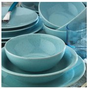 Étkészlet 24 db kék/porcelán