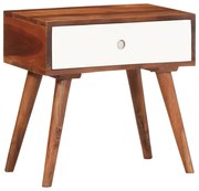 tömör akácfa kisasztal 45x30x45 cm