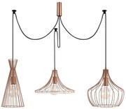 Csillár zsinóron MEZOPOTAMYA 3xE27/40W/230V pók