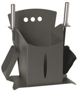 Pellet kosár eszközökkel 3 db antracit