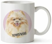 Bohemia Gifts Kerámia bögre - Pomeranian, 350 ml