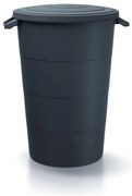 Kerti műanyag tartály füllel, 160 l, antracit