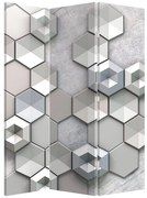 Paraván - 3D absztrakció (126x170 cm)