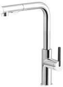 Deante BKM_073M mosogató csaptelep kihúzható zuhannyal, MOMI króm