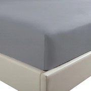 Pamut-szatén gumis lepedő 200x200 Sin sötétszürke