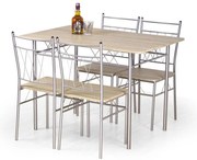 Étkezőgarnitúra FAUST fém/sonoma tölgy