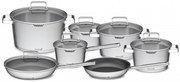 G21 Gourmet Magic edénykészlet szűrővel, 13 darabos, rozsdamentes acél